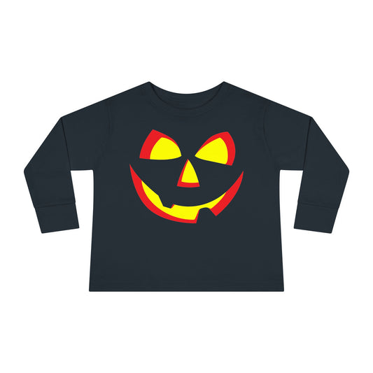 Pumpkin Smile Toddler Long Sleeve Tee