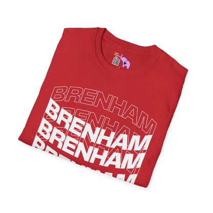 Brenham (Triple Arched) Texas Adult Unisex Tshirt