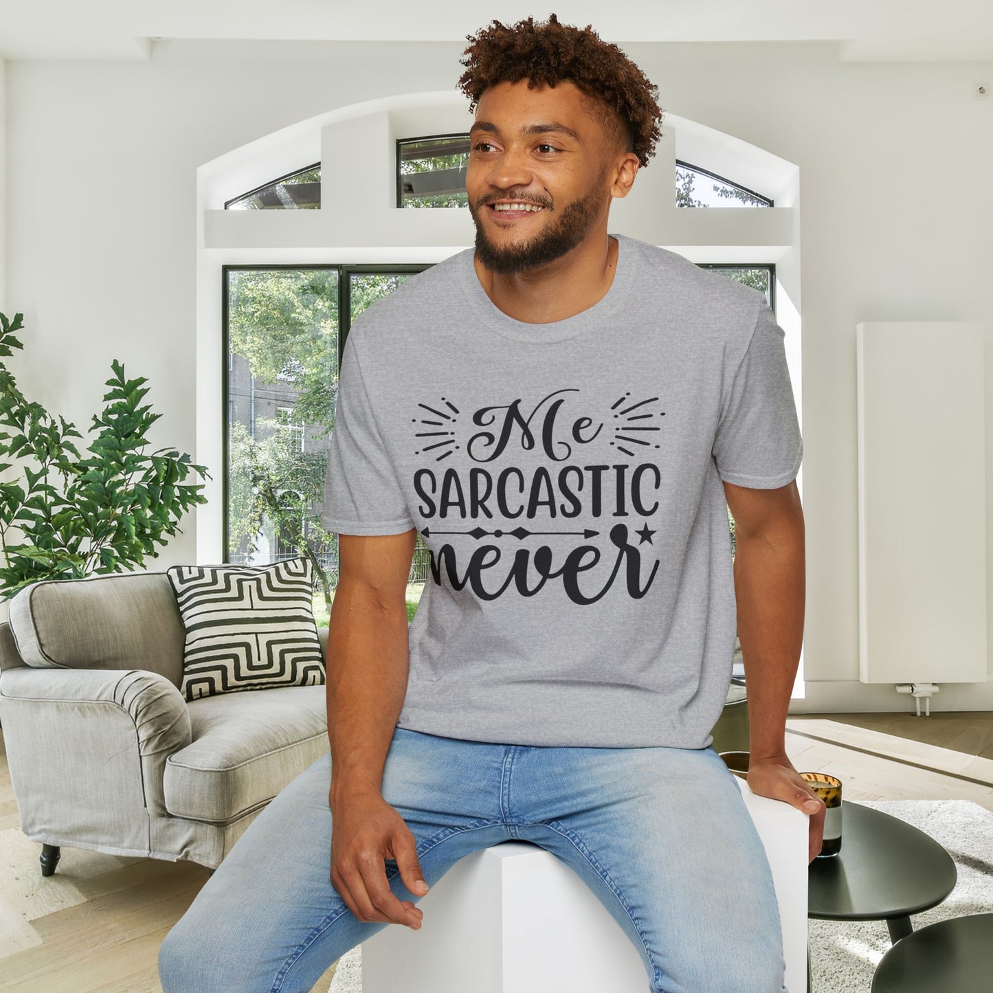 Me Sarcastic Never Adult T-shirt