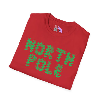 North Pole Adult T-shirt