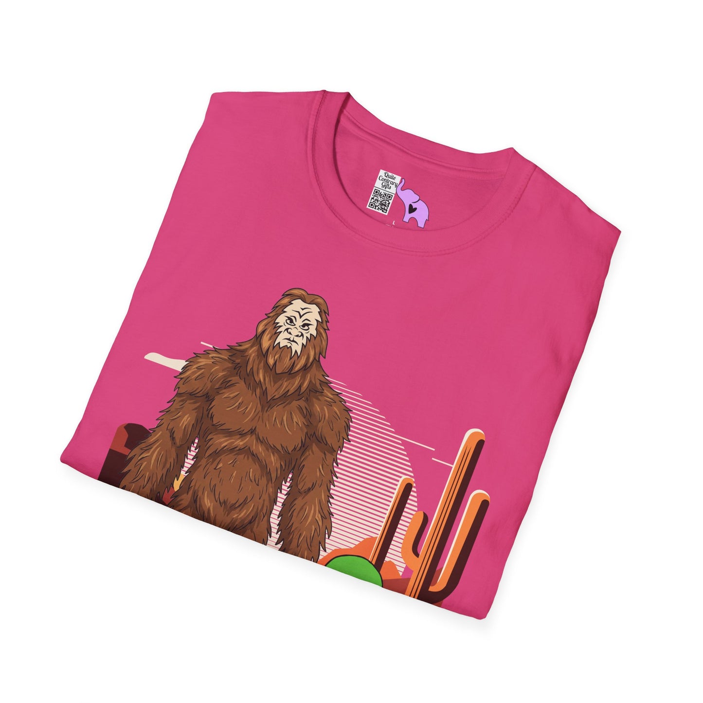 Bigfoot & Alien Adult T-shirt