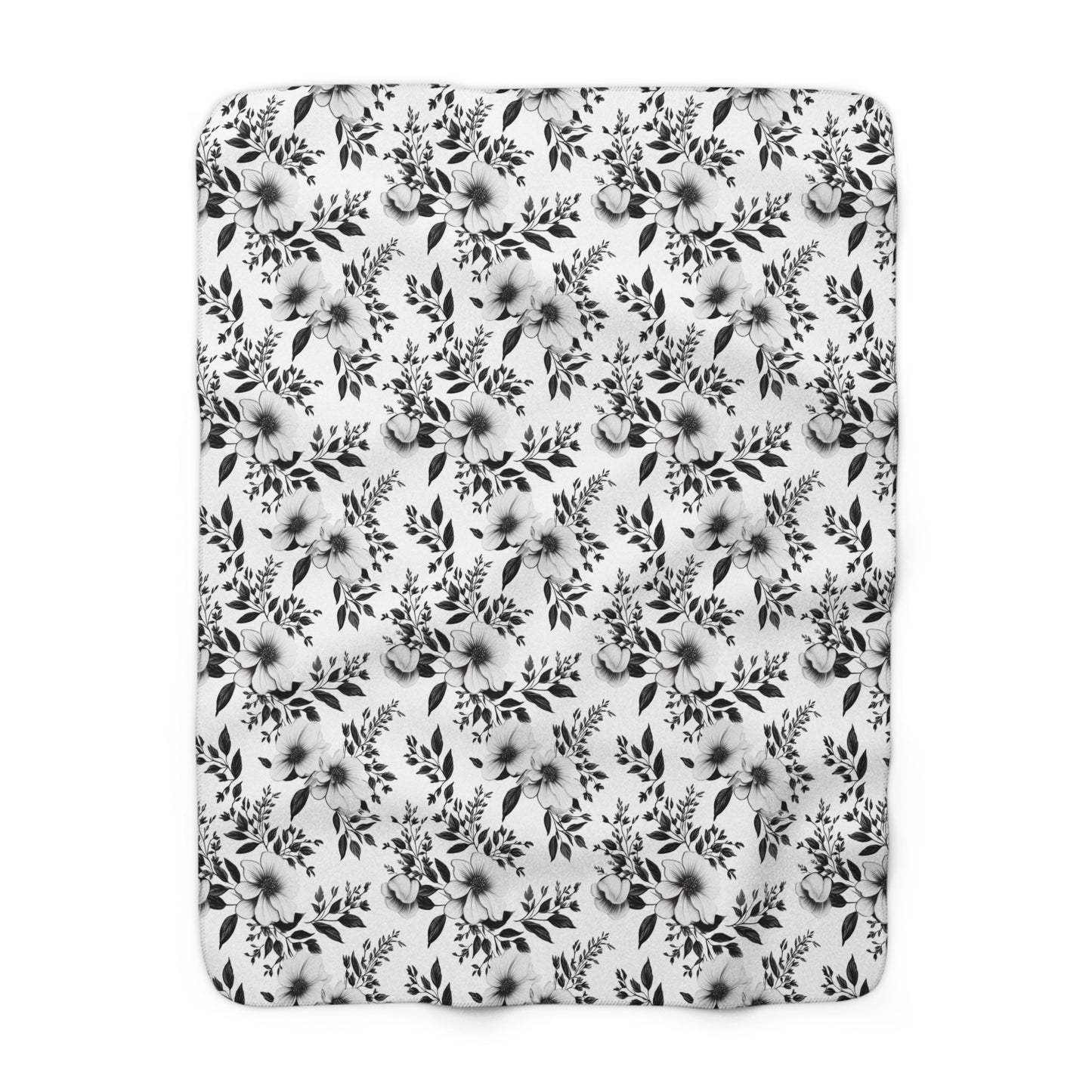 Garden Sketch Fleece Blanket