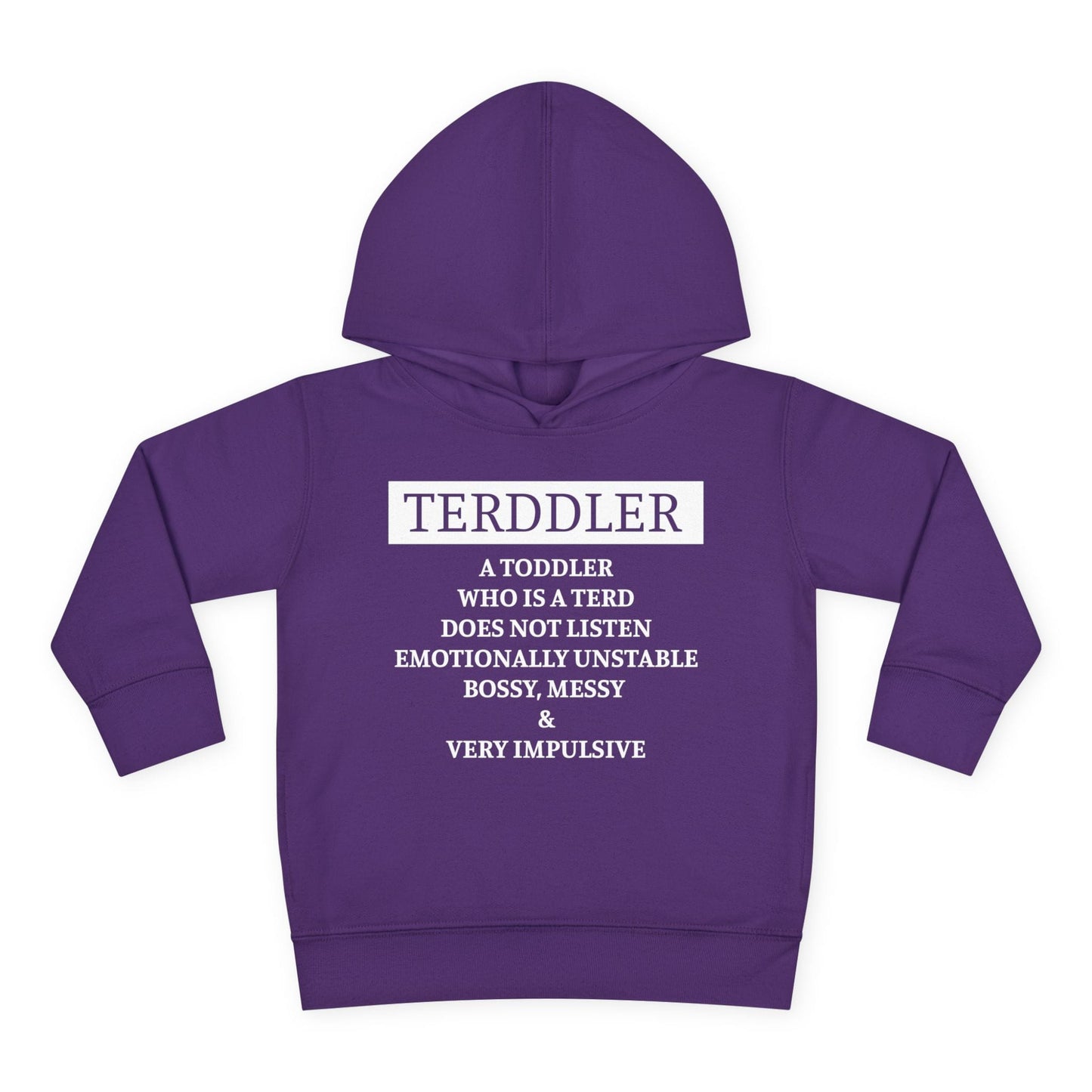 ""Terddler Definition Toddler Hoodie