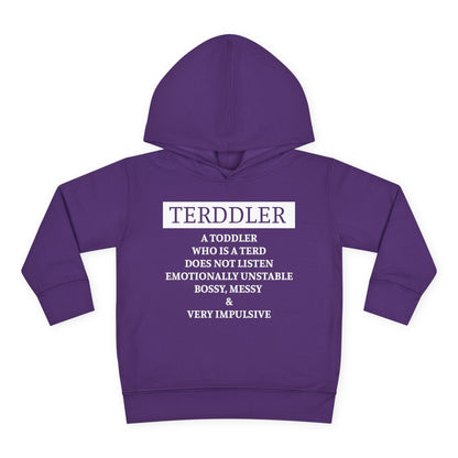 ""Terddler Definition Toddler Hoodie