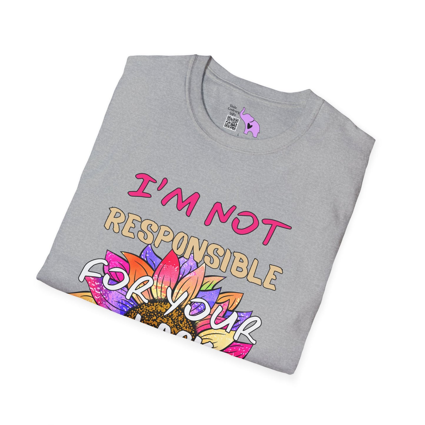 I Am Not Responsible for Your Lack of Knowledge Adult T-shirt