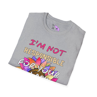 I Am Not Responsible for Your Lack of Knowledge Adult T-shirt