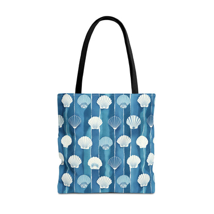 Oceanline Shells Canvas Tote Bag