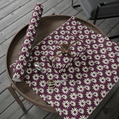 Purple Tide Petals Wrapping Paper