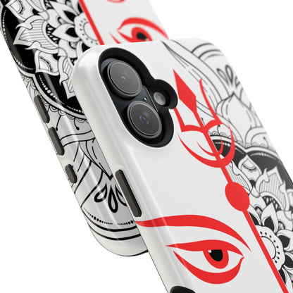 Goddess Durga Mata w/Manala MagSafe® Compatible Tough Case for iPhone