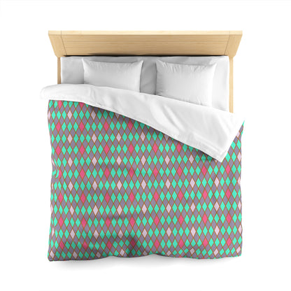 Teal Drift Harlequin Microfiber Duvet Cover