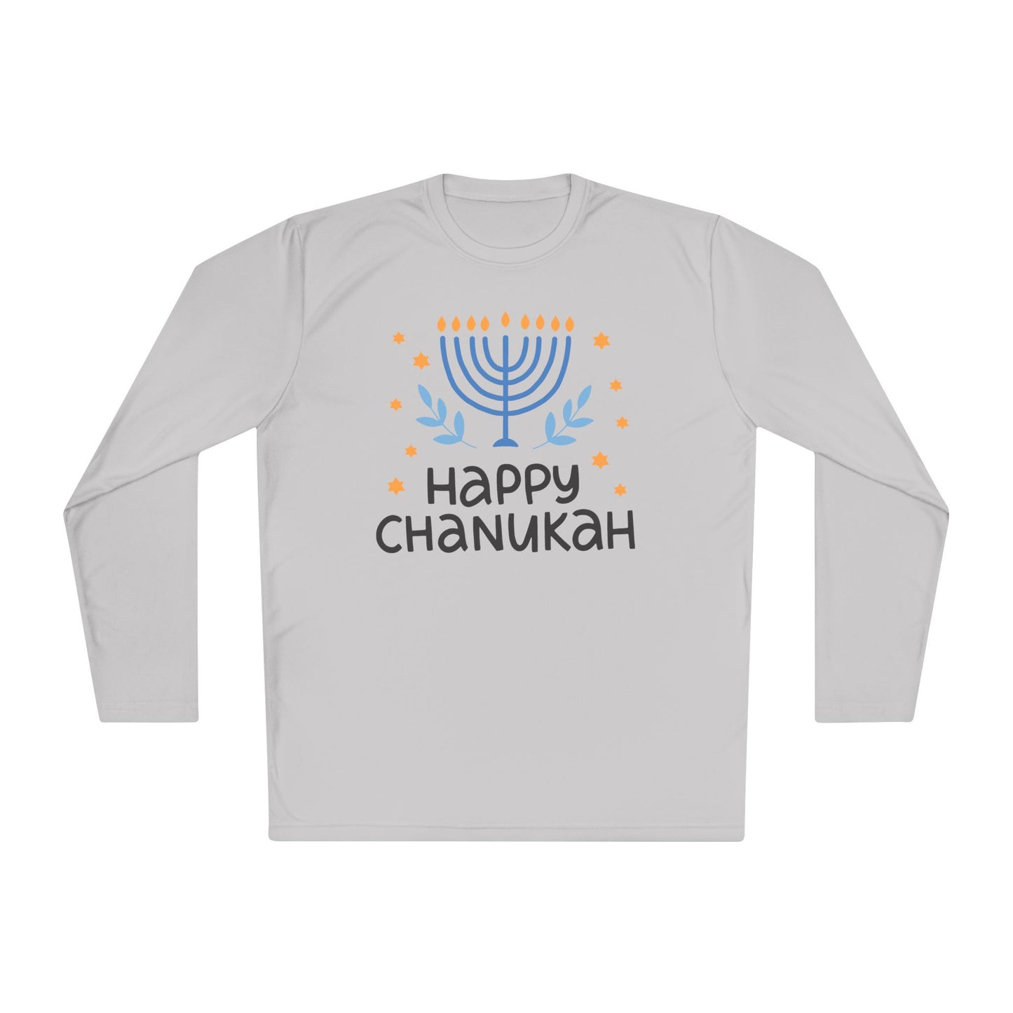 Happy Chanukah Adult Long Sleeve Tee