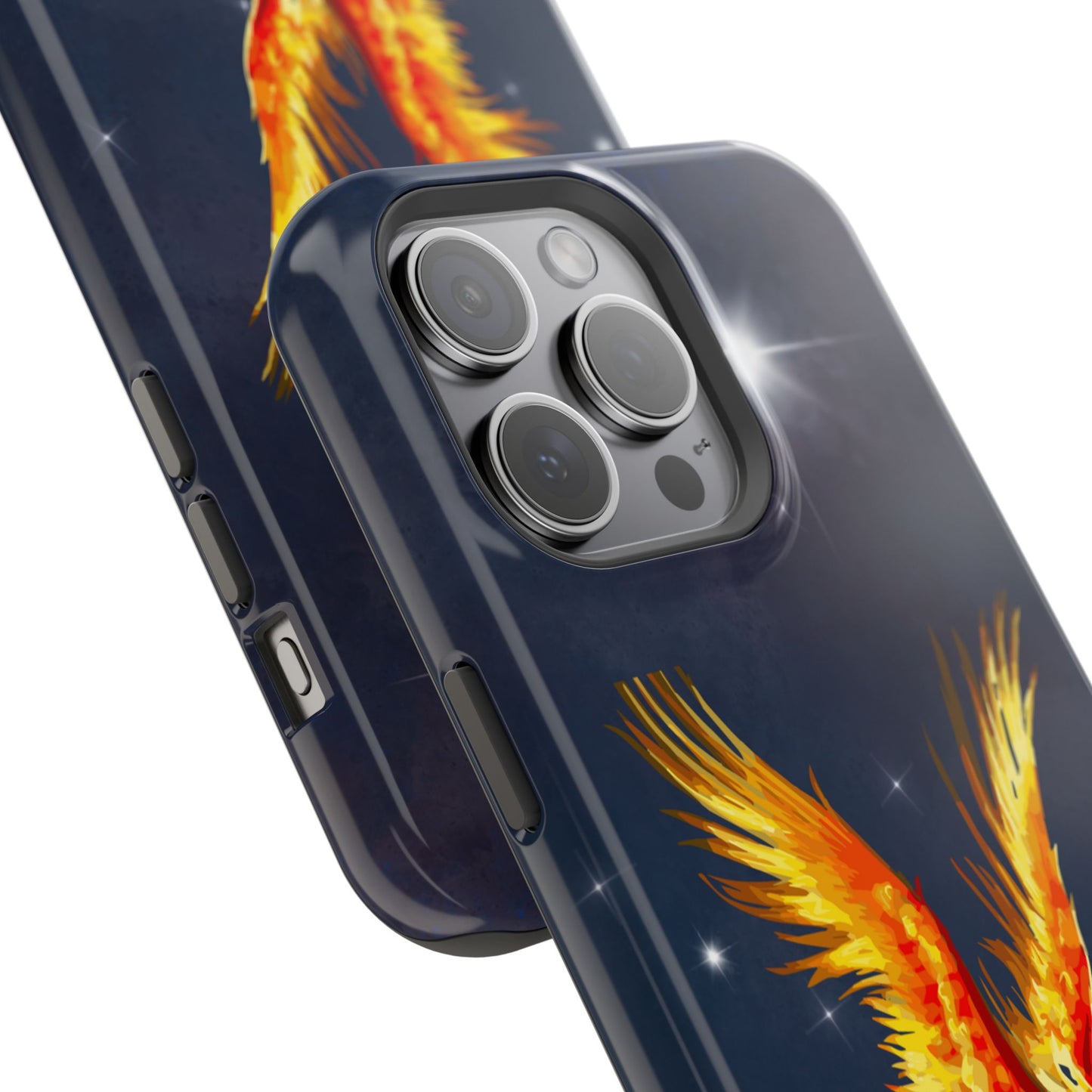 Phoenix Over Nebula MagSafe® Compatible Tough Case for iPhone