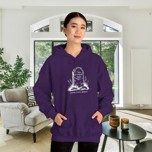 "Her Bloodwork Looked Fine" Headstone  Heavy Blend™ Hooded Sweatshirt