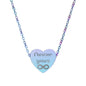 Infinity Duet Personalized Engraved Heart Necklace