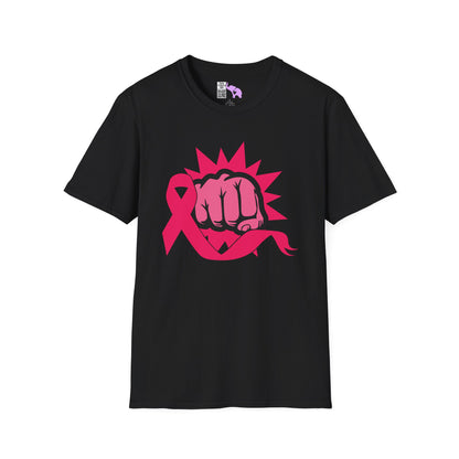 Breast Cancer Warrior Punch Adult T-shirt