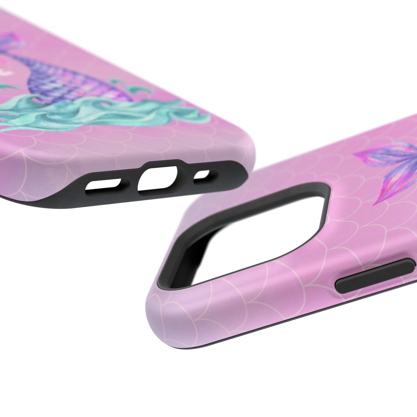 Pink Mermaid Life MagSafe® Compatible Tough Case for iPhone