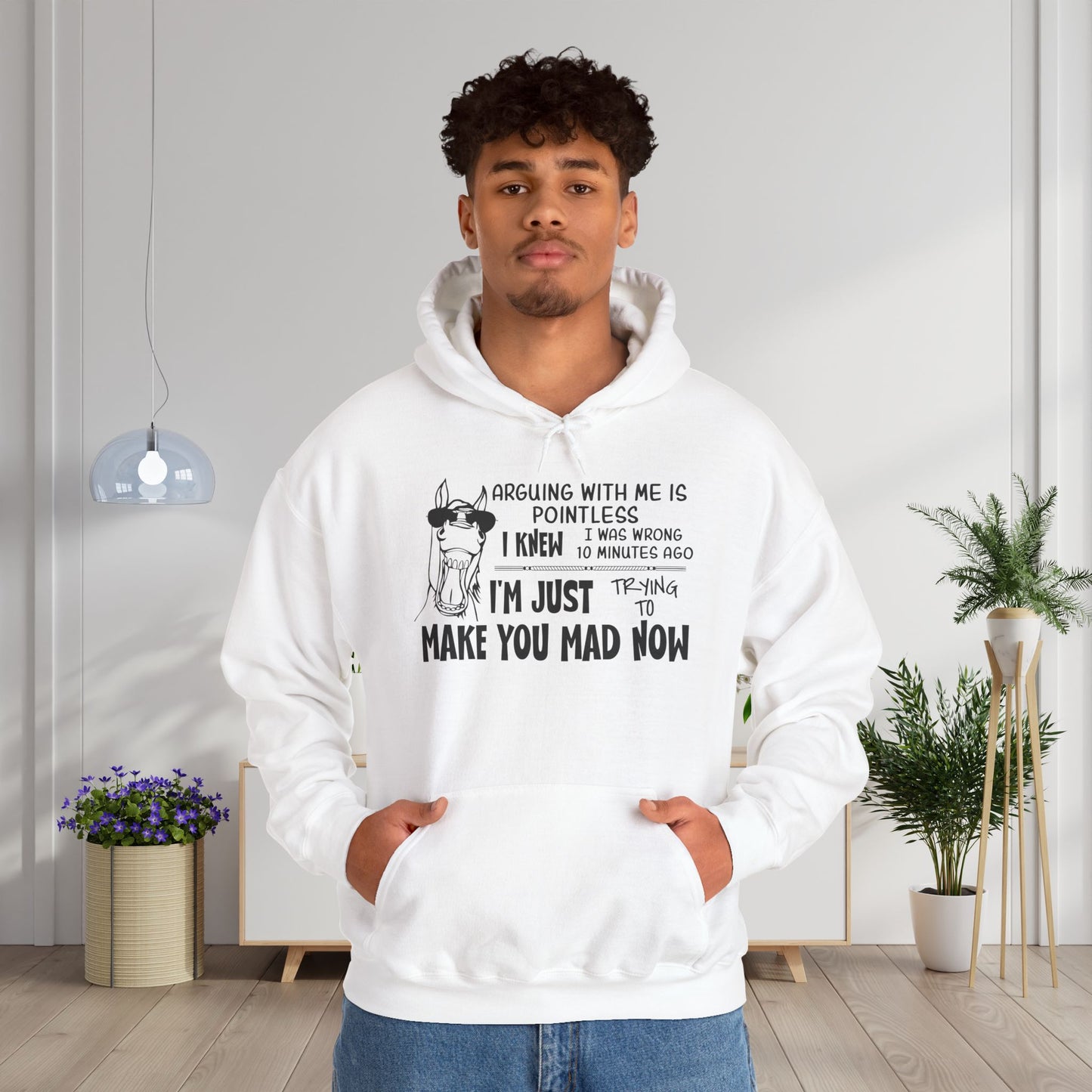 Arguing With Me is Pointless... Heavy Blend™ Hooded Sweatshirt