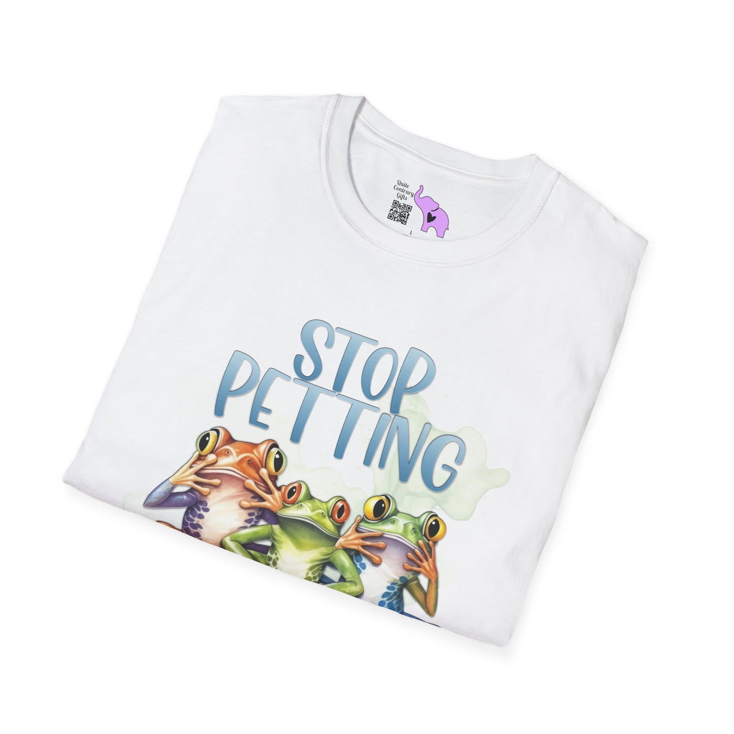 Stop Petting My Peeves (Frogs) Adult T-shirt