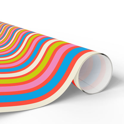 Colorful Trails Wrapping Paper
