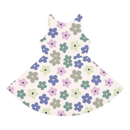 Earthbound Blooms Girls' Sleeveless Sundress