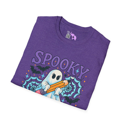 Spooky Teacher Adult T-shirt