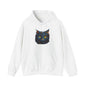 Creepy Black Cat 15 Heavy Blend™ Hooded Sweatshirt