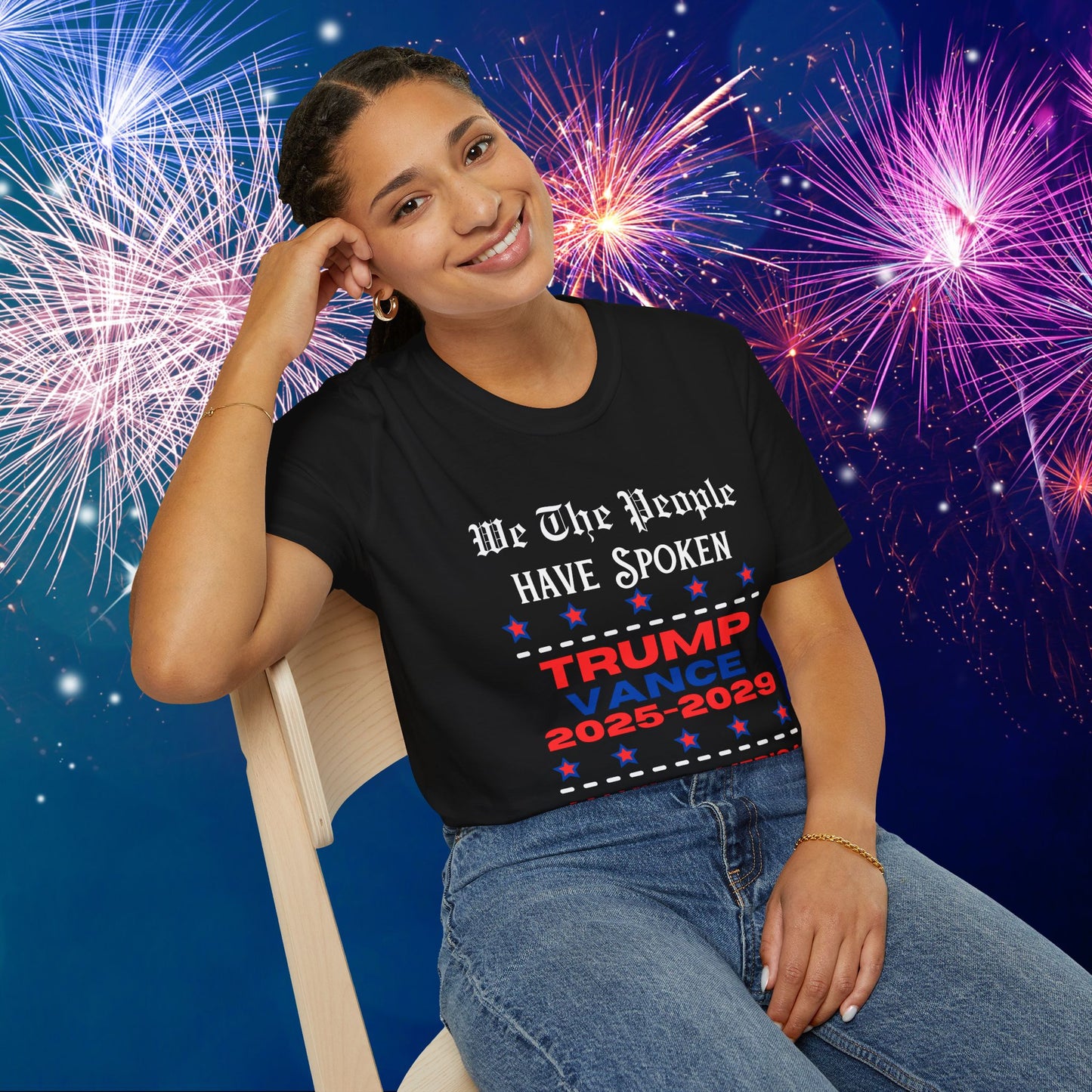 We The People Have Spoken Trump/Vance 2025-2029 Adult T-shirt