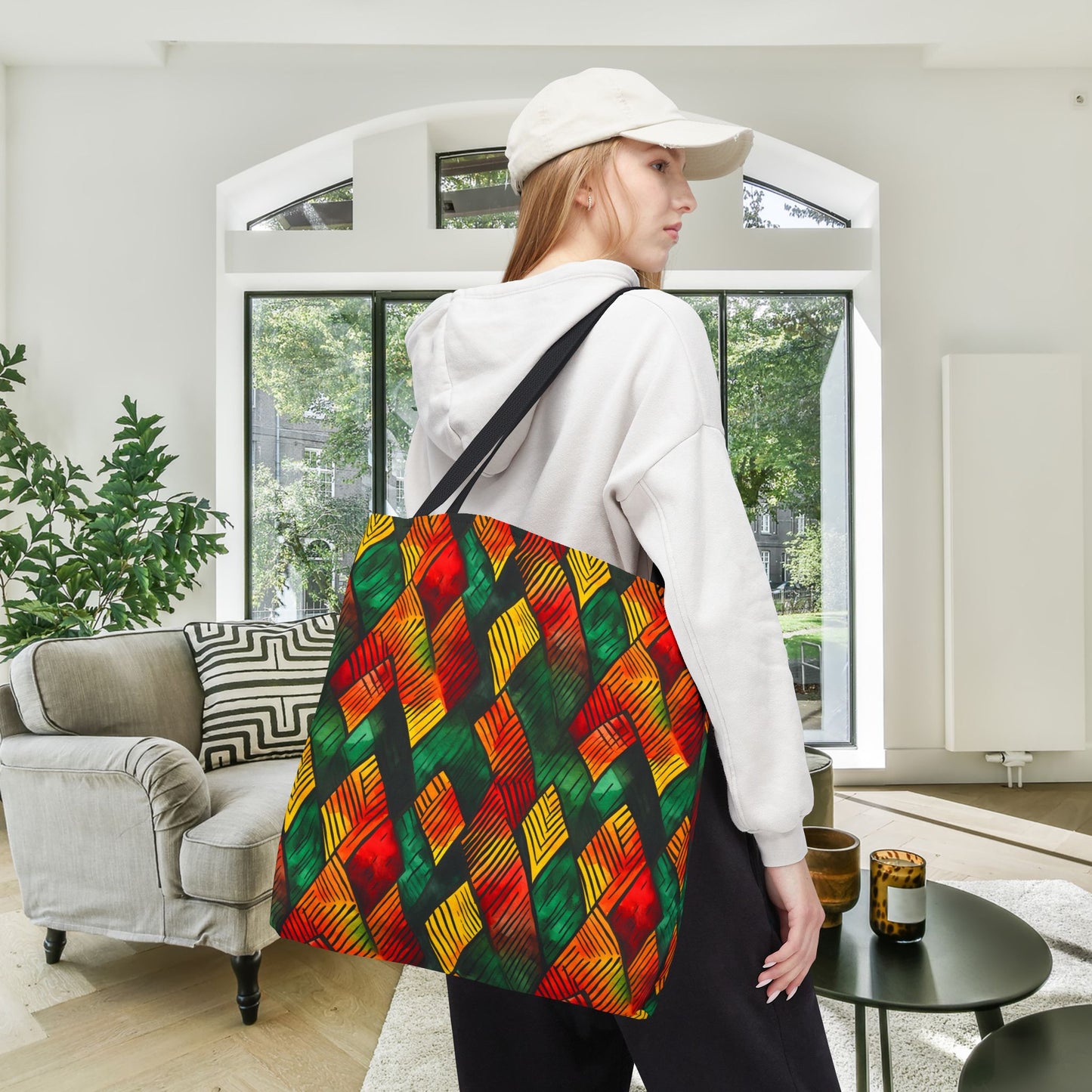 Joyful Vibes Canvas Tote Bag