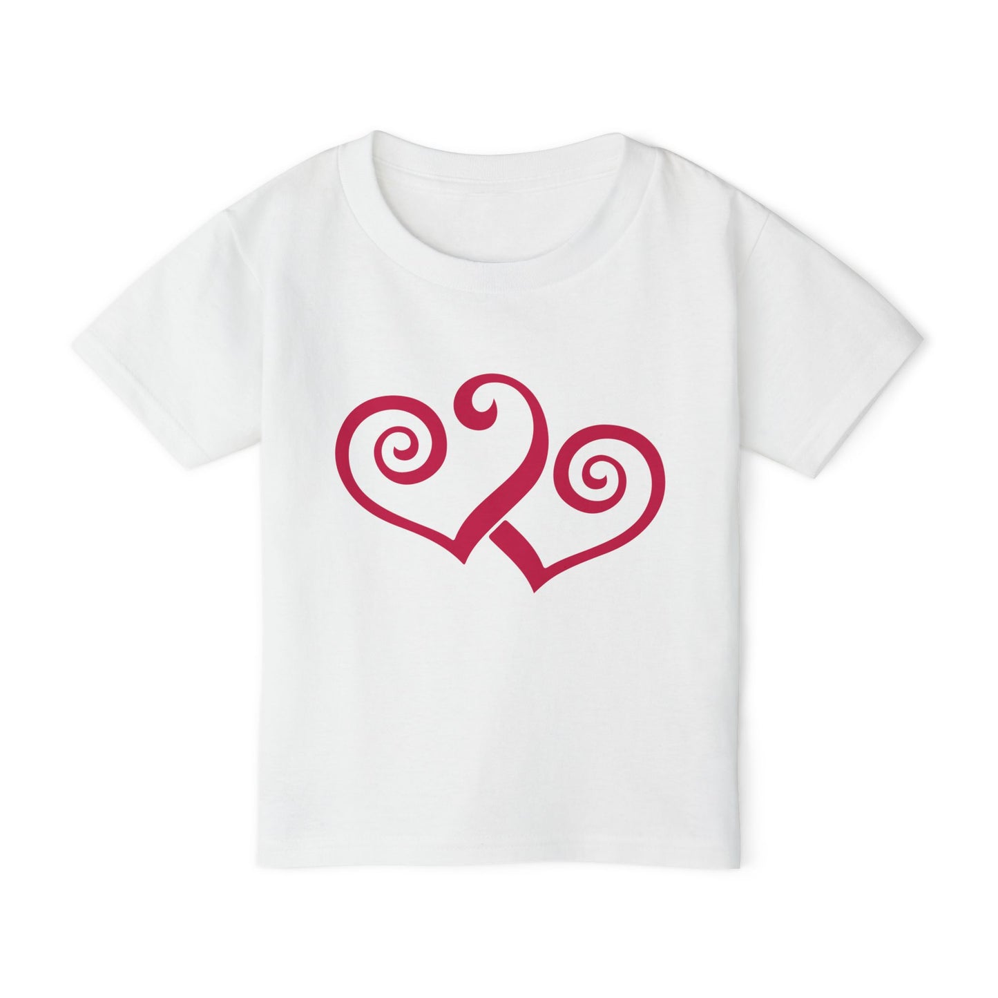 Double Hearts Heavy Cotton™ Toddler T-shirt