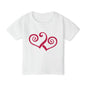 Double Hearts Heavy Cotton™ Toddler T-shirt