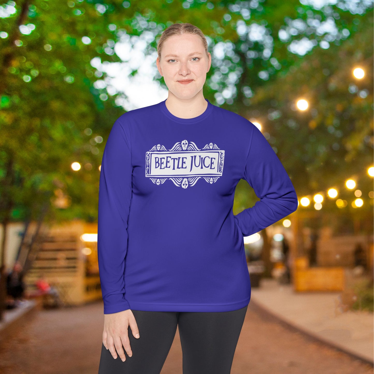 Beetlejuice Title Lightweight Long Sleeve Tee