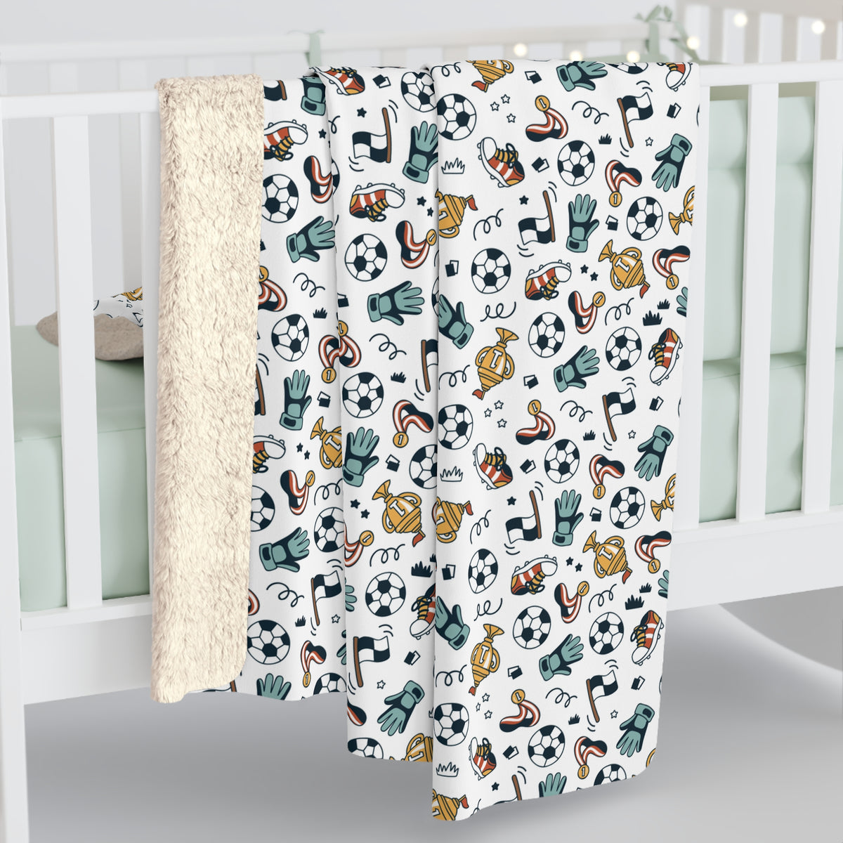Little Soccer Legends Fleece Blanket