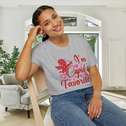 I'm Cupid's Favorite Adult Unisex Tshirt