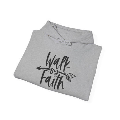 Walk By Faith Heavy Blend™ Hooded Sweatshirt