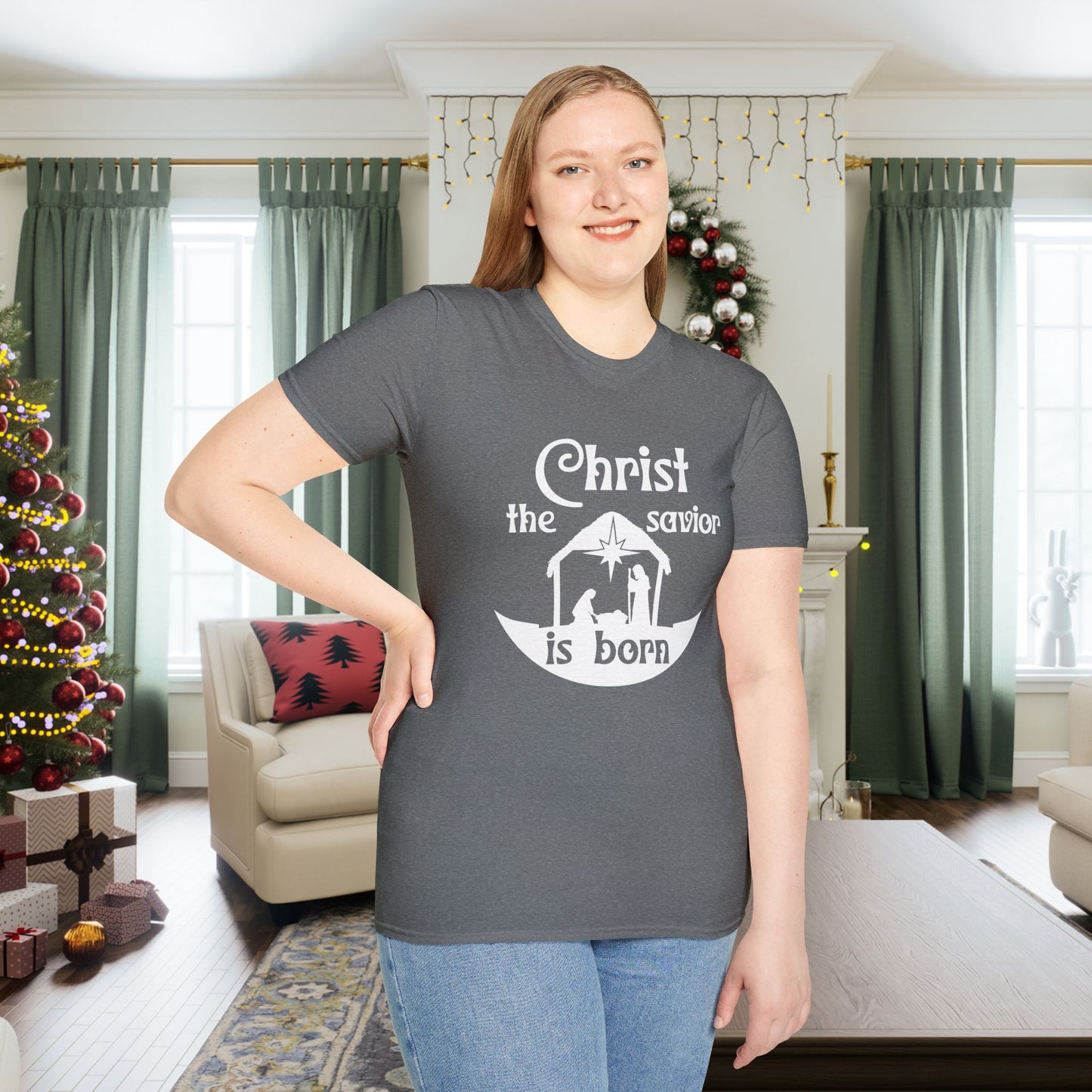Christ The Savior is Born Adult T-shirt
