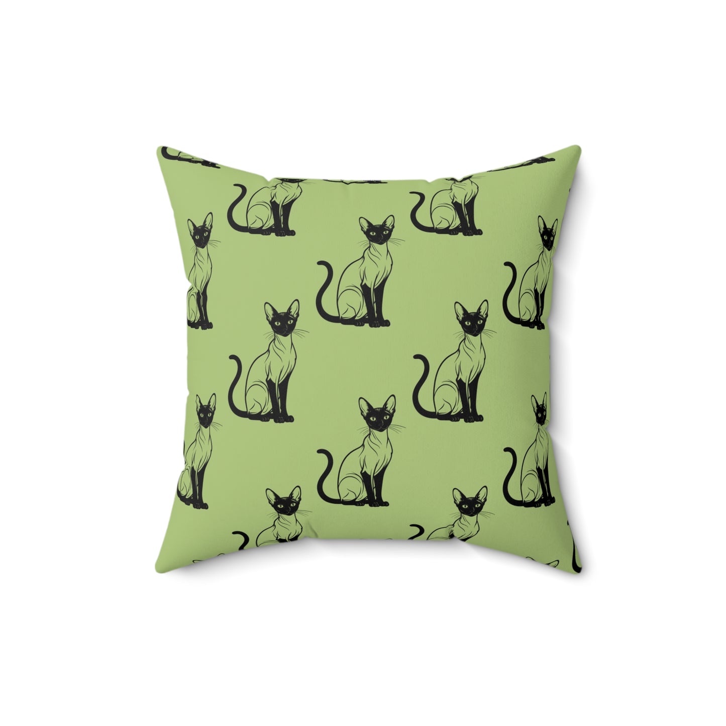 Siamese Charm – Sage Garden Throw Pillow