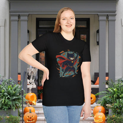 Superhero Cat Adult T-shirt