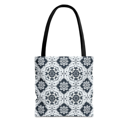 Lisbon Noir Canvas Tote Bag
