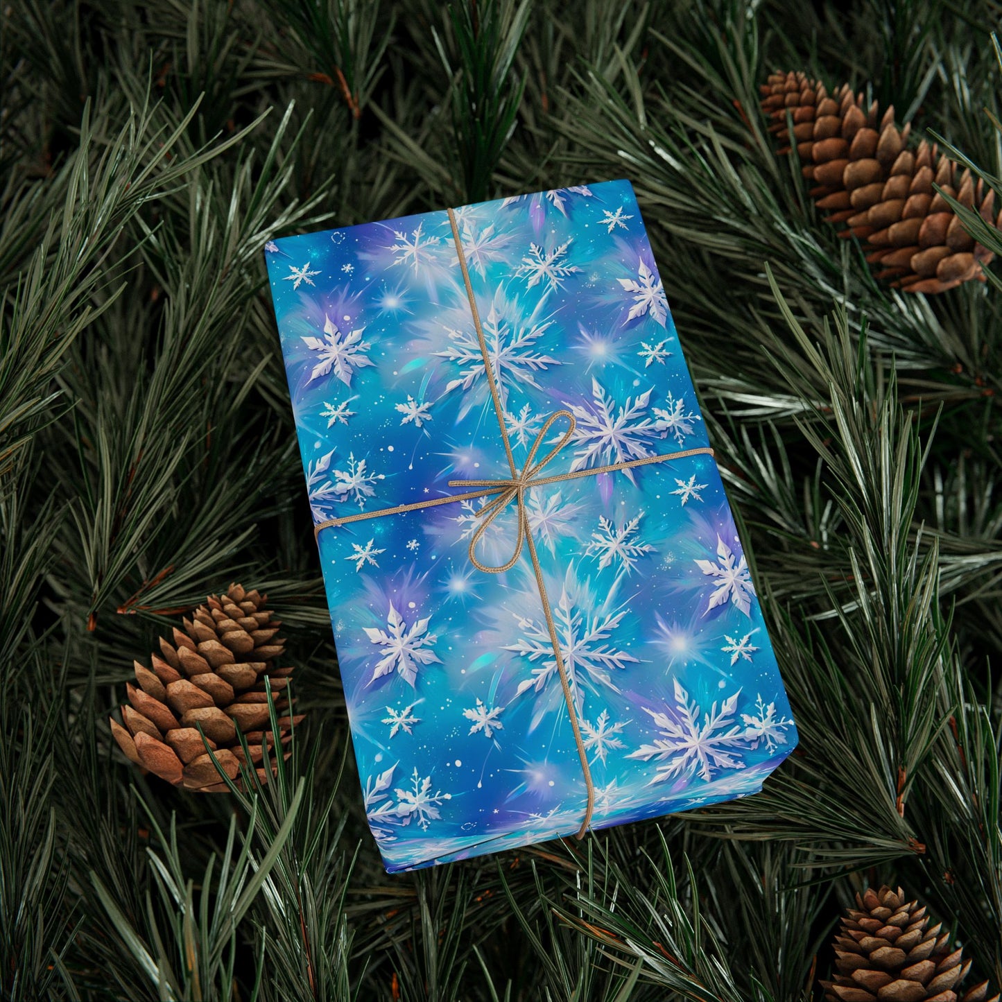 Frosted Elegance Wrapping Paper