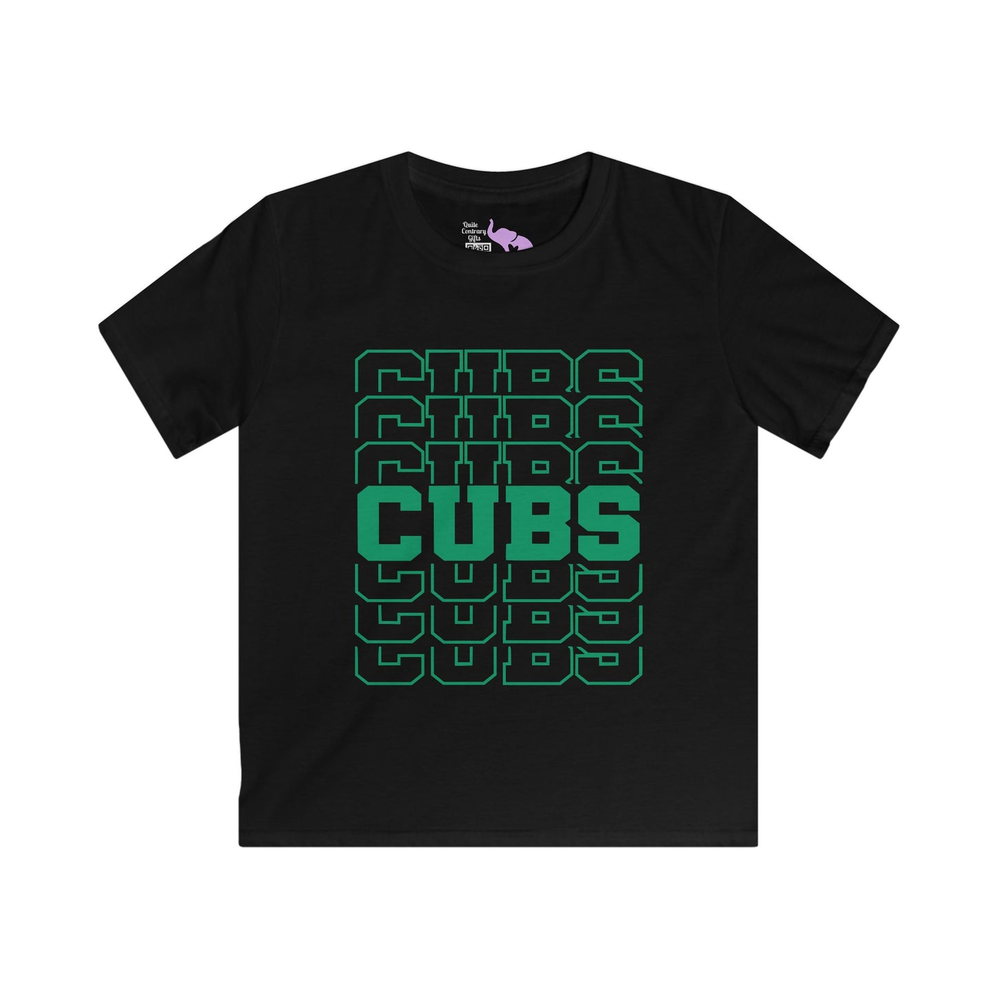 Cubs (Stacked) Youth Softstyle Tee