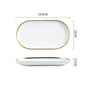 Signature Gold & Silver Trim Dinnerware Set