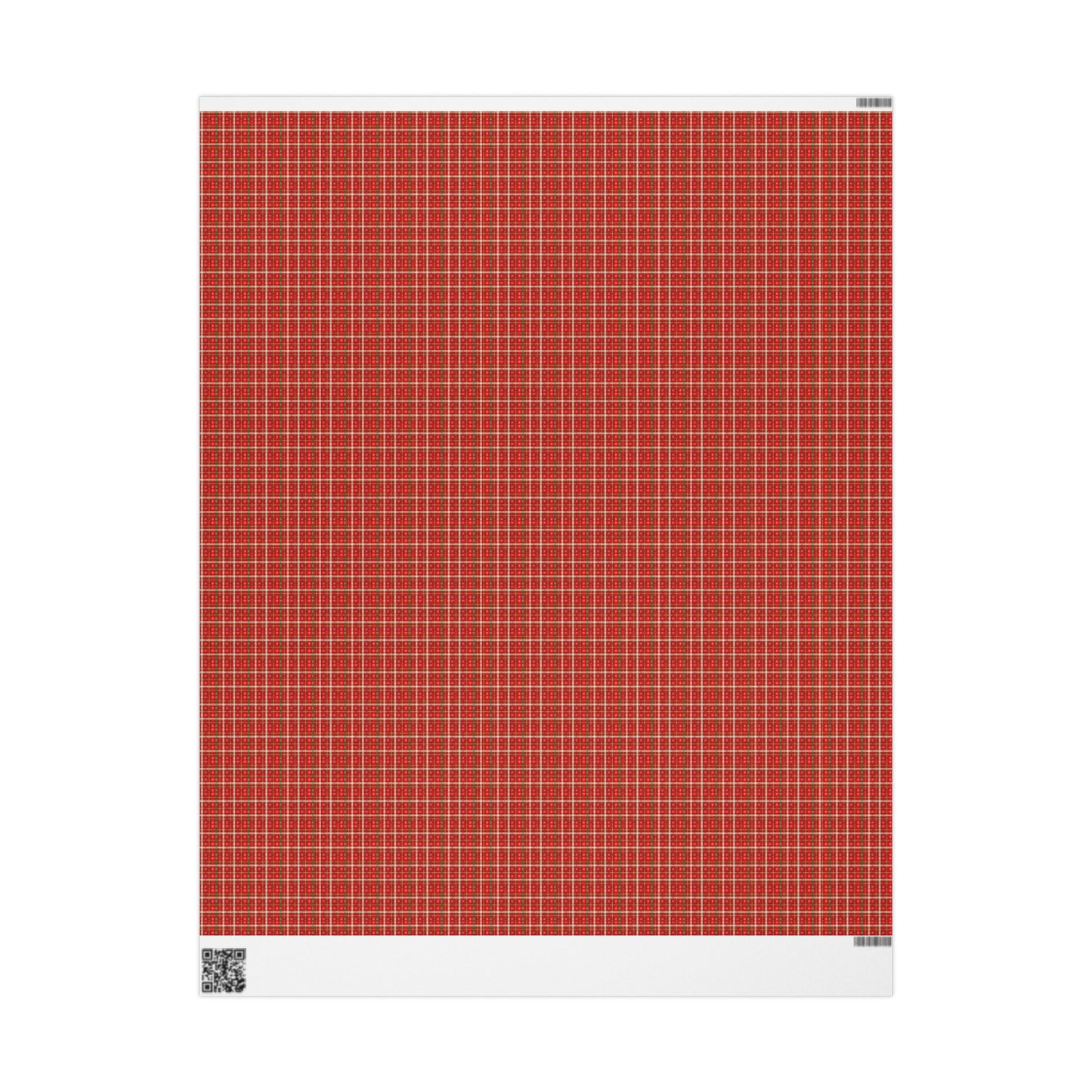 Santa’s Workshop Stripes Wrapping Paper