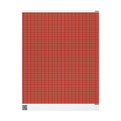 Santa’s Workshop Stripes Wrapping Paper