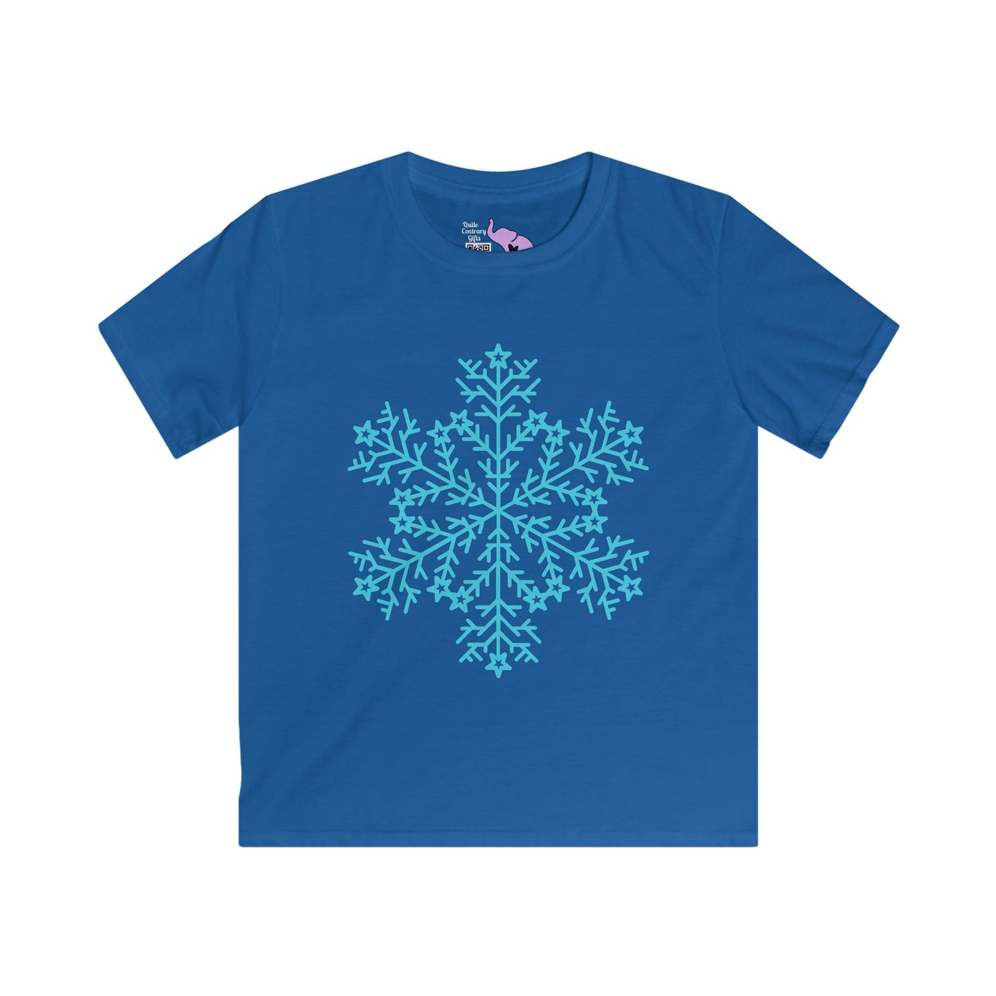 Large Snowflake Youth Softstyle Tee