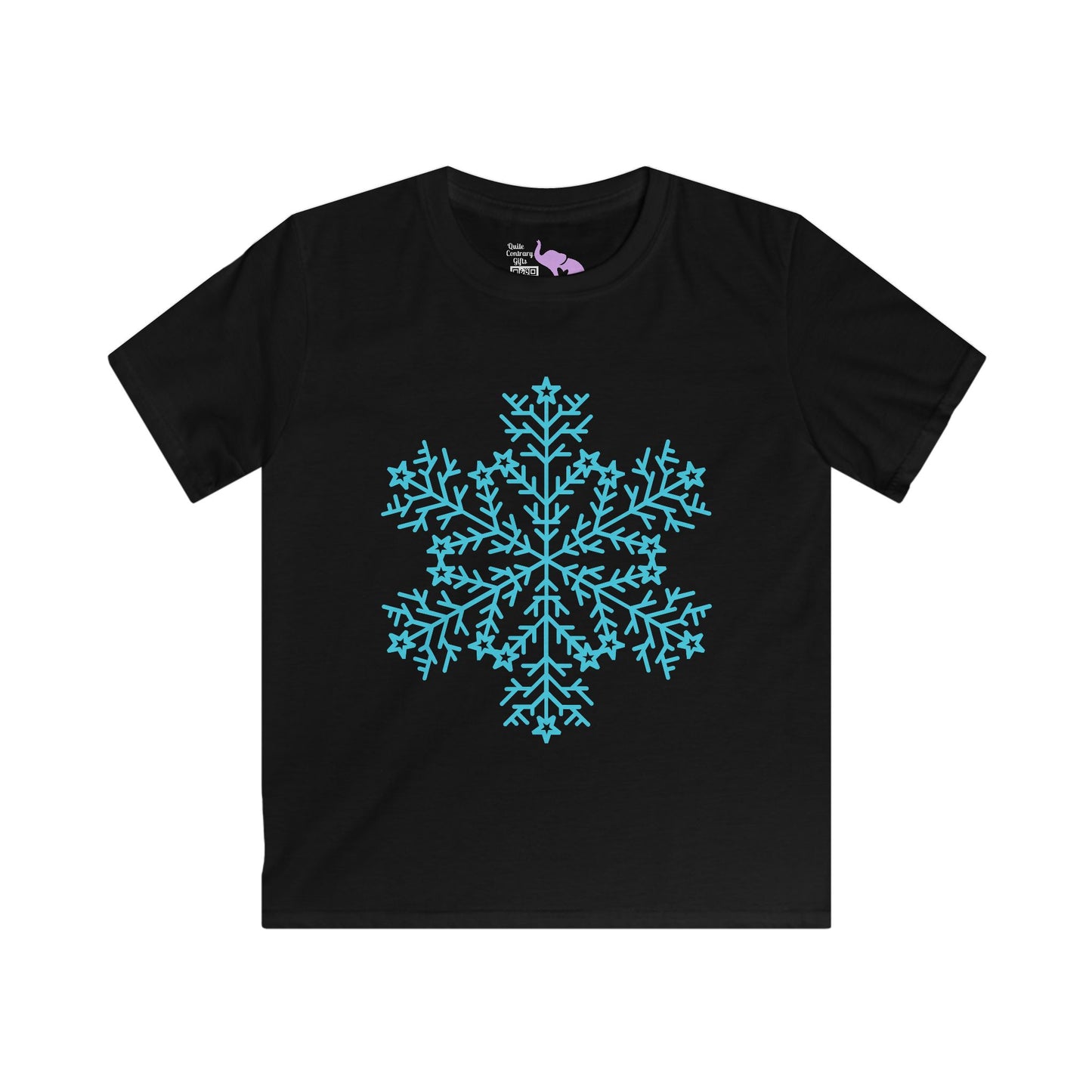 Large Snowflake Youth Softstyle Tee