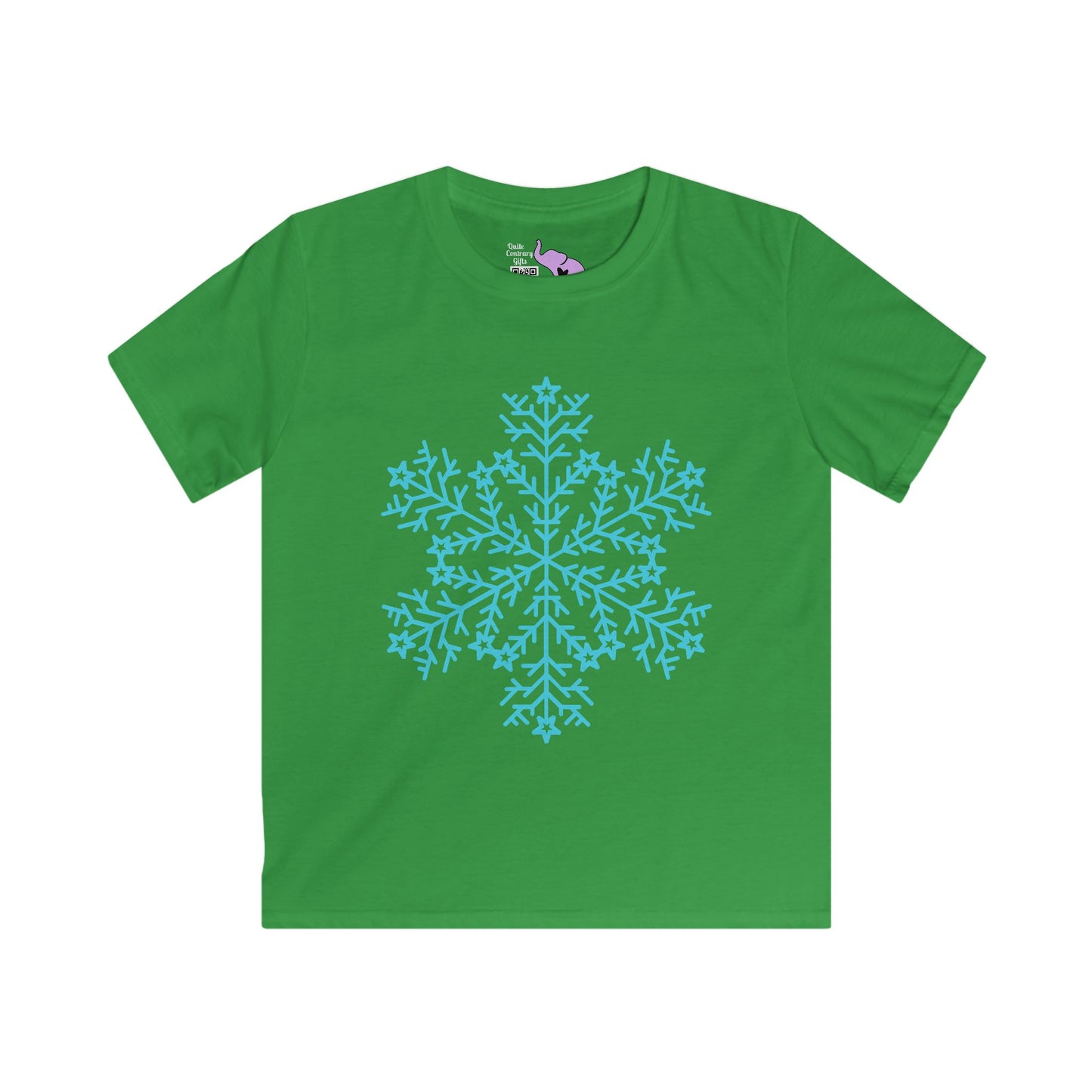 Large Snowflake Youth Softstyle Tee