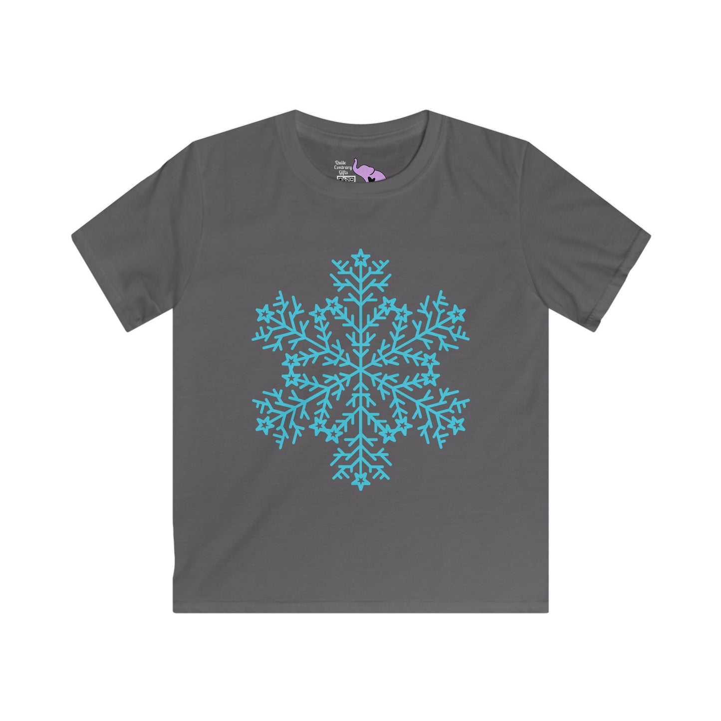 Large Snowflake Youth Softstyle Tee