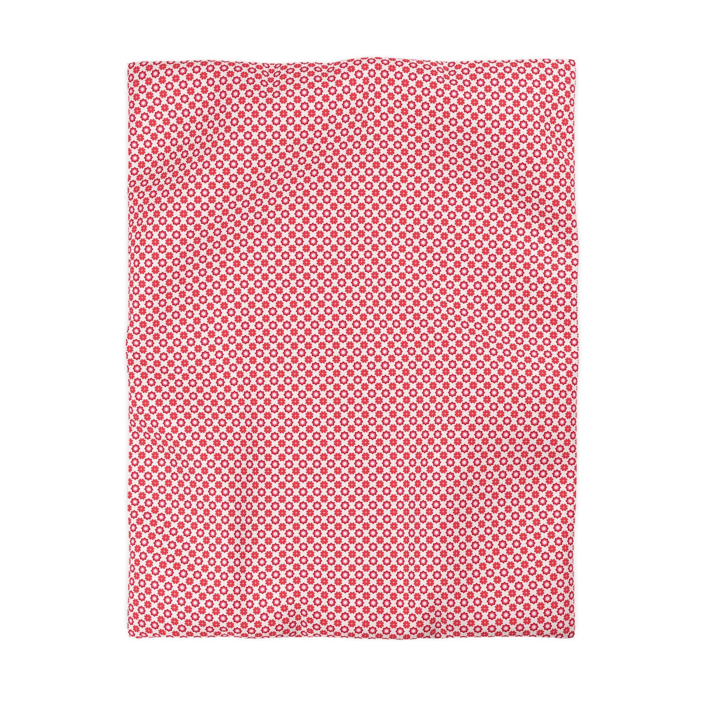 Scarlet Star Garden Microfiber Duvet Cover