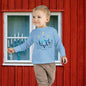 Star & Flame Hanukkah Toddler Long Sleeve Tee