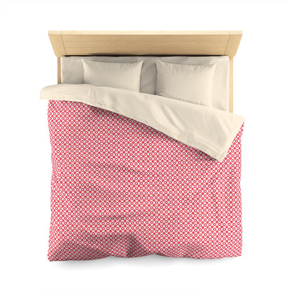 Scarlet Star Garden Microfiber Duvet Cover
